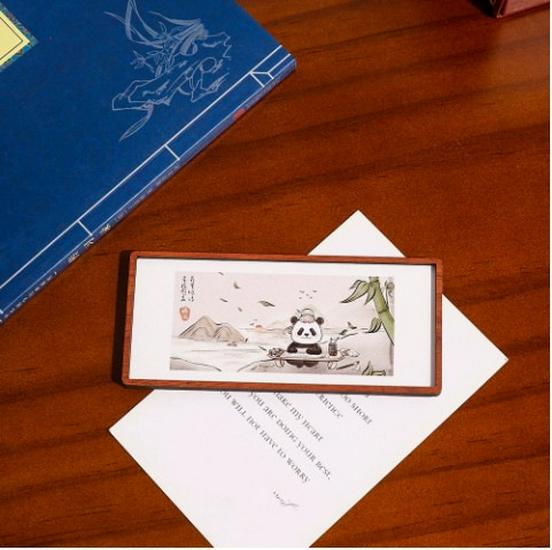 Chinese Panda Picture Frame Magnet - Chengdu Cultural Souvenir