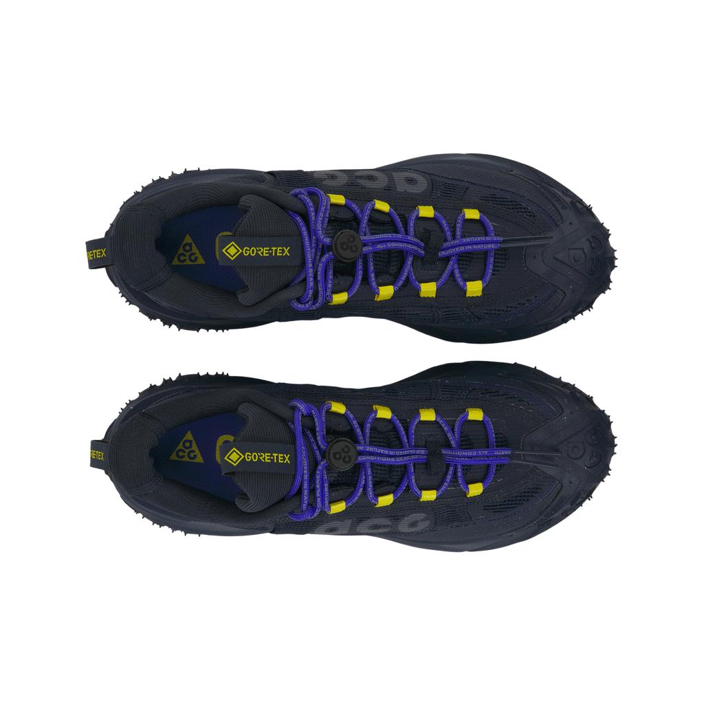 Nike ACG Mountain Fly 2 Low GORE-TEX Midnight Navy Мужские кроссовки синие темно-обсидиановые персидско-фиолетовые HF6245-400