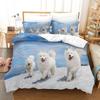 Cute Dog Bedding Set Single Twin Full Queen King Size Bed Set Aldult Kid Bedroom Duvetcover Sets 3D Print Anime Bed Sheet Set