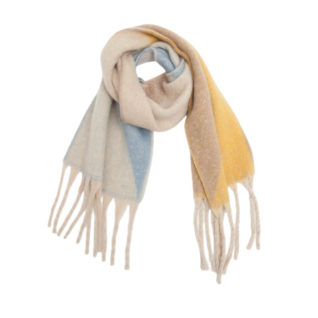 European And American Autumn And Winter New Style Long Tassel Double-Sided Thick Loop Yarn Thick Tassel Scarf Shawl Cape