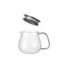 KINTO UNITEA 8335 One-Touch Teapot, 460ml, Heat-Resistant Glass, Gift, Present,