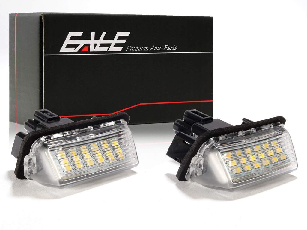 80 Series Noah/Voxy/Esquire LED License Lamp License Lamp Hybrid Compatible NHP10 Aqua/AVV50 Camry / AZK10 SAI Rhino Late