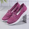 Women's Shoes  New Breathable Low-heeled Walking Shoes Women's Casual Mesh Middle-aged and Elderly Mothers Work Driving Shoes