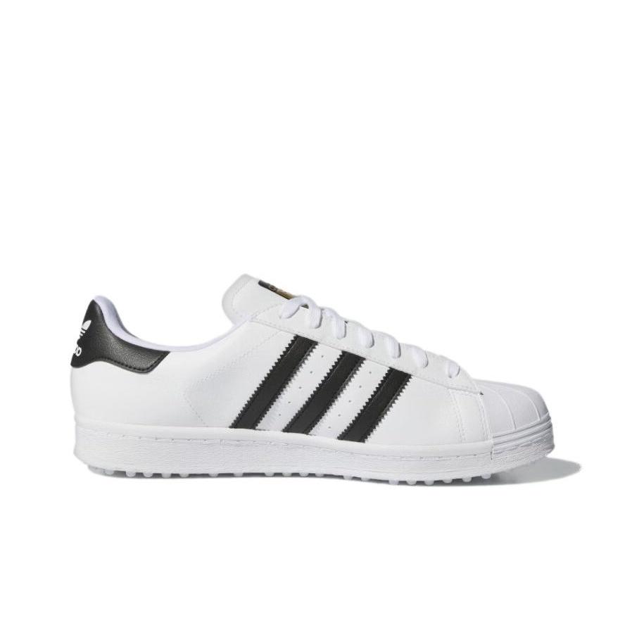 Adidas Кроссовки Superstar Spikeless Golf White Black Unisex Cloud-White Core-Black Gold-Metallic IE6052