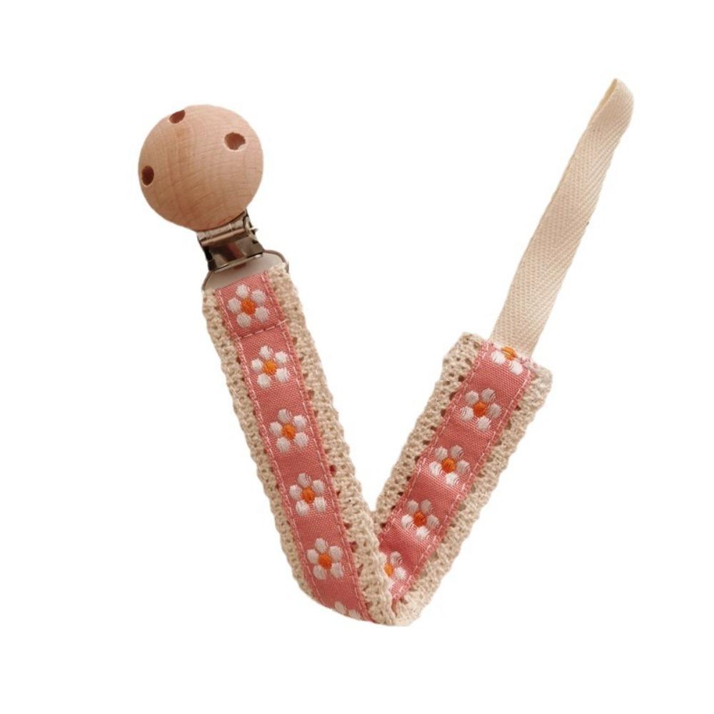 Wooden Clip Soother Holder Ethnic Style Nipple Holder Clips Cute Baby Cloth Pacifier Chain  Baby