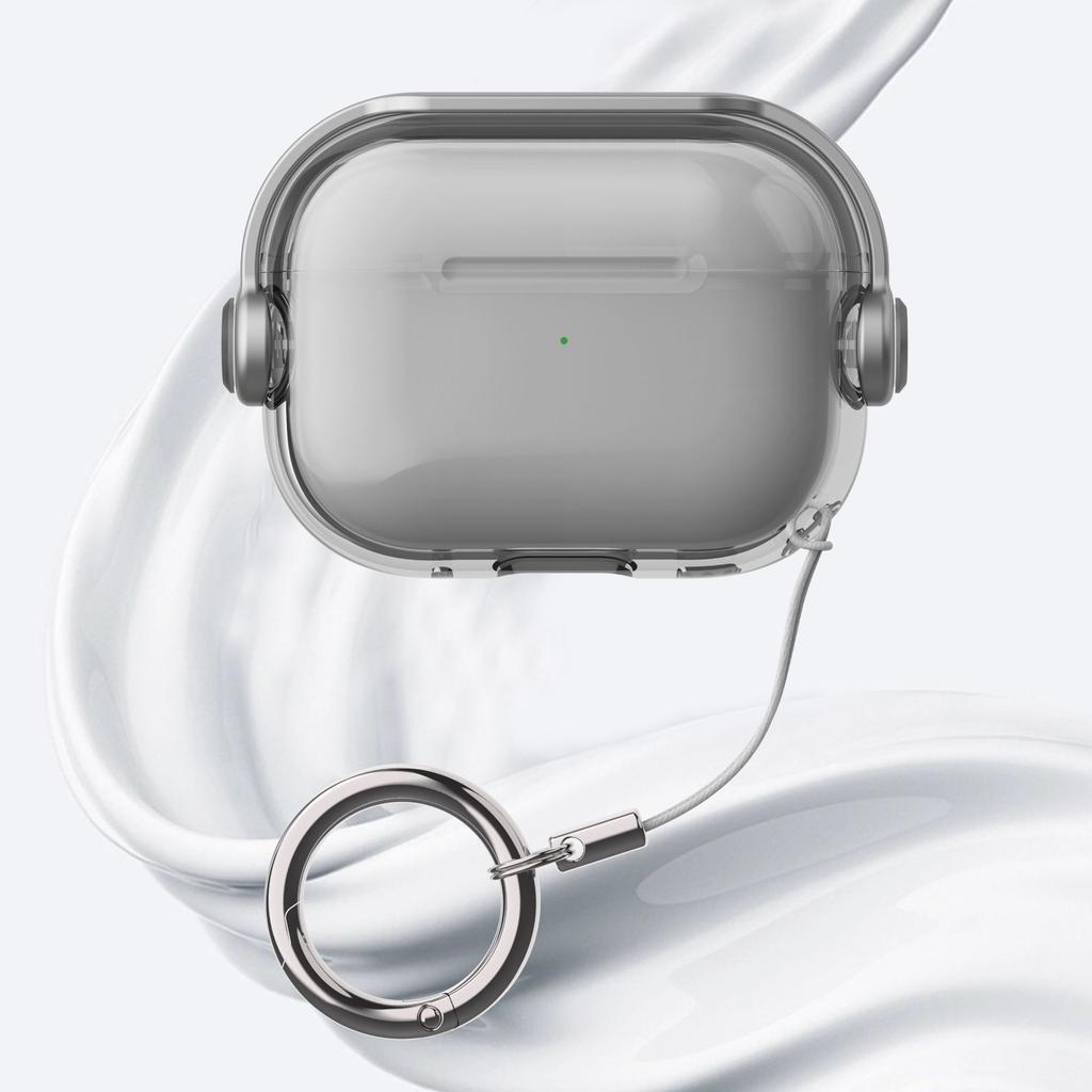 Creative Buckle Stand Case for AirPods, Anti-Loss Clip and Built-in Kickstand,  Cover for AirPods,All-in-One Design