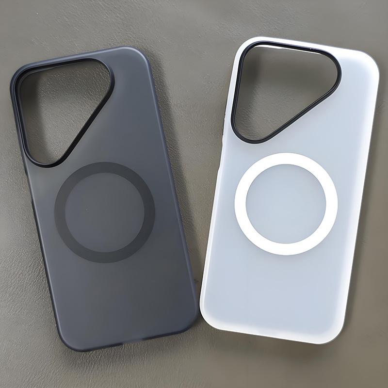 For Huawei Pura 90 Case Rugged Magsafe Drop-proof Slim Matte Translucent Frosted Baby Skin Touch Anti-Fingerprint Phone Cover