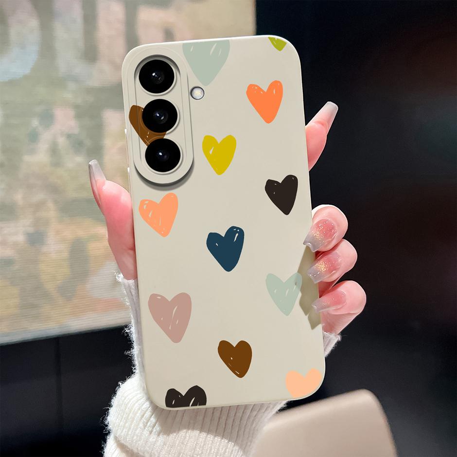 Чехол Для Samsung Galaxy S26 Plus Ultra Мультяшный Цветочный Узор Силиконовый Защитный Чехол Для SamsungGalaxyS26 Plus S26Ultra Funda