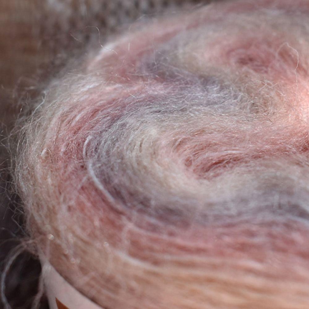 250М Юбочное кружево Радужная мохеровая пряжа Весна/Лето Ручного вязания Мягкая пряжа Сделай сам