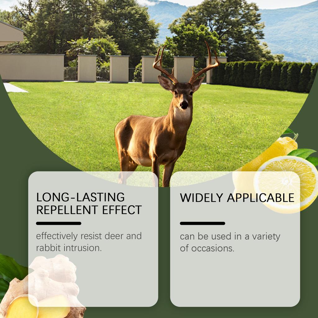 Олень и таблетки Домашние пользователи За пределами сада Растительное масло Запах Длительный Таблетки