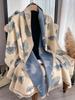 Fashion Thick Shawl Wraps Women Cashmere Scarf Winter Warm Neck Scarves Bufanda Design Soft Blanket Poncho Bandana Echarpe