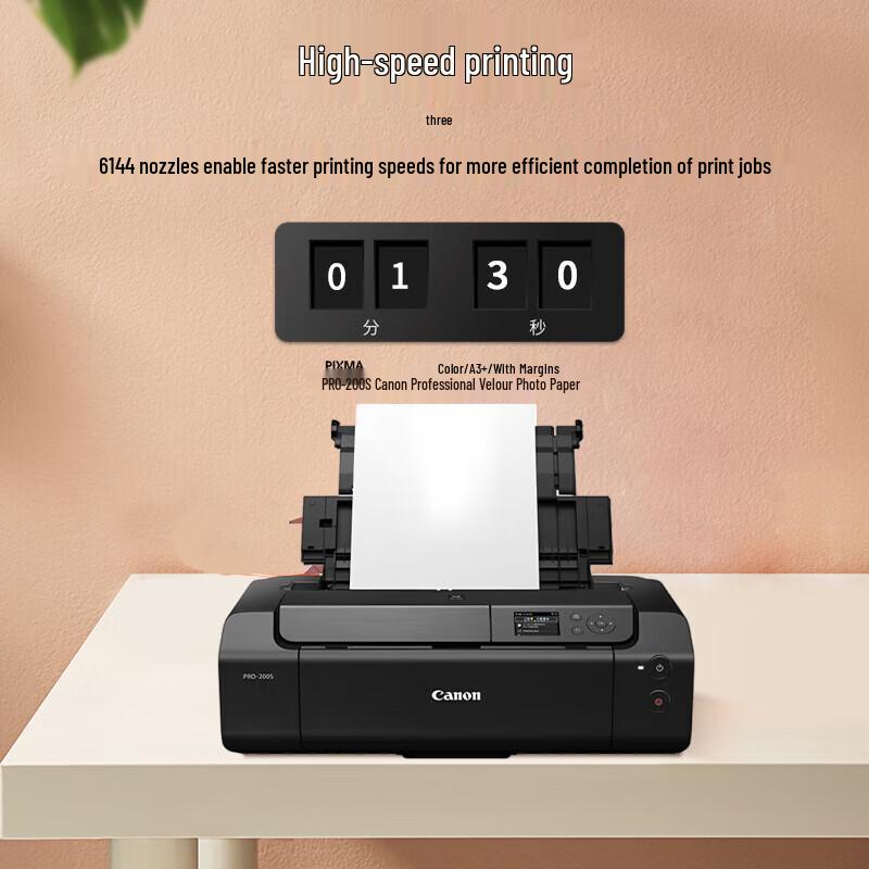 Canon PRO-200S Wireless A3+ Inkjet Photo Printer CN plug (adapter included)