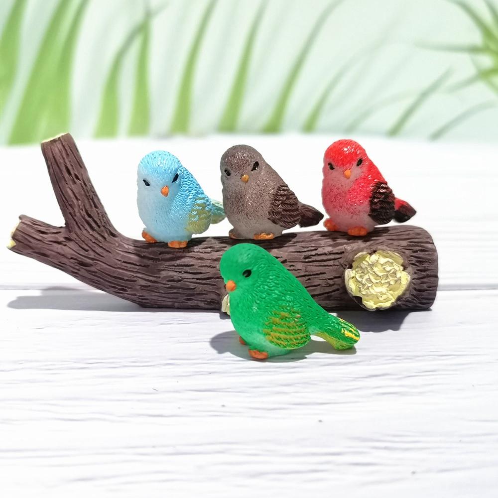 Little Birds DIY Glass Ornaments Fairy Garden Decor Micro Landscape Home Decor Miniature Figurines
