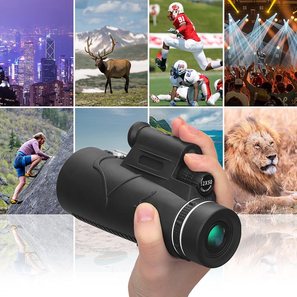 12x50 Однотрубный мощный однотрубный телескоп для мобильного телефона высокой четкости наружного ночного видения с лазерной лампой. Производители поколения.