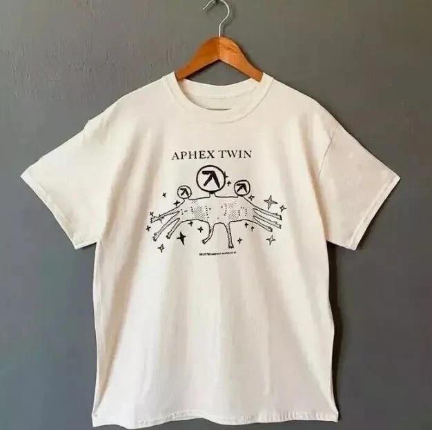Aphex Twin Band Selected Ambient Work T Shirt Full Size S-5XL
