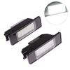 1/2PCS For 106 1007 207 307 308 3008 406 407 508 607 And C2 C3 C4 C5 C6 C8 DS3 License Plate Number LED Light