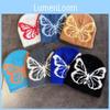 Knitted Butterfly Faux Mink Hat For Women Winter Warmth And Windproof Comfort