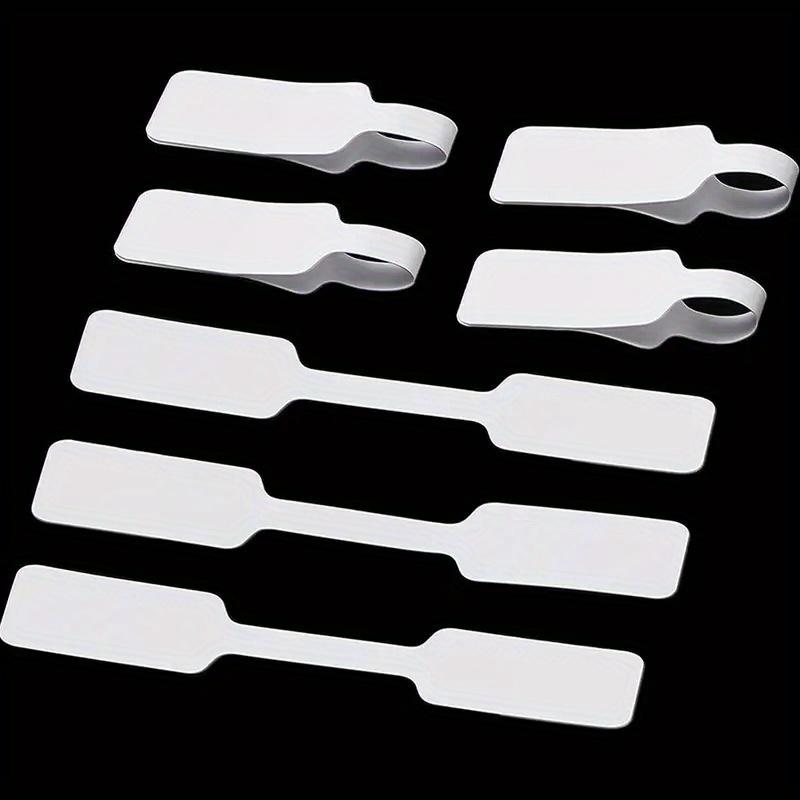 100/200pcs White Self-Adhesive Cable Labels,Writable Cord Tags for Office School Organization, Easy Cable Management,Cable Label