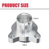 Aluminum Water Hose Fitting Upgrade Fit For BMW 1 3 5 6 7 Z4 (Engine N52 N53 N54 And N51 3.0-Litre),Replaces# 11537541992 11537544638 Engine Coolant