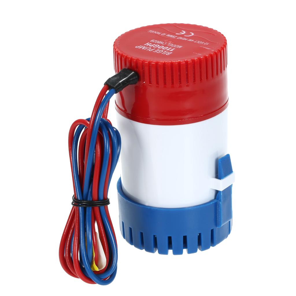 12V Электрический насос 1100GPH Морской трюмный насос Погружной лодочный водяной насос