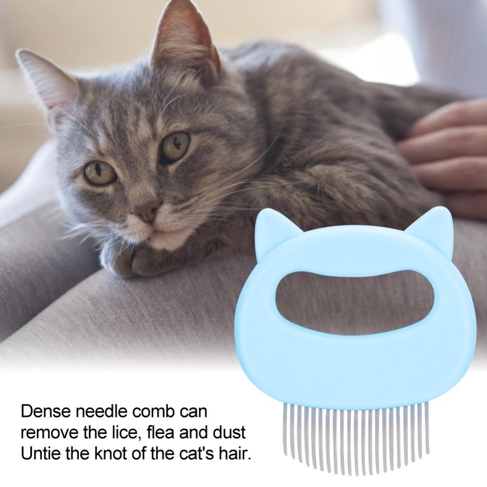 Shell Shape Cat Hair Removal Brush Massaging Grooming Comb Brush Home Grooming
