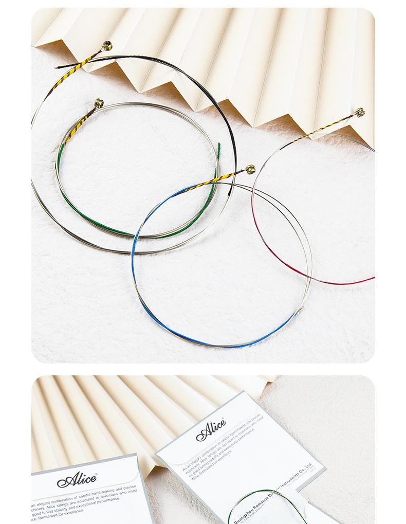 Струны для скрипки Alice AWR13: Высокопроизводительный набор для экзамена с высокоуглеродистой сталью и струнами с оплеткой из белой меди