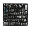 62PCS Household Multifunctional Sewing Machine Parts Press Foot Sew Machine Accessories Kit Set