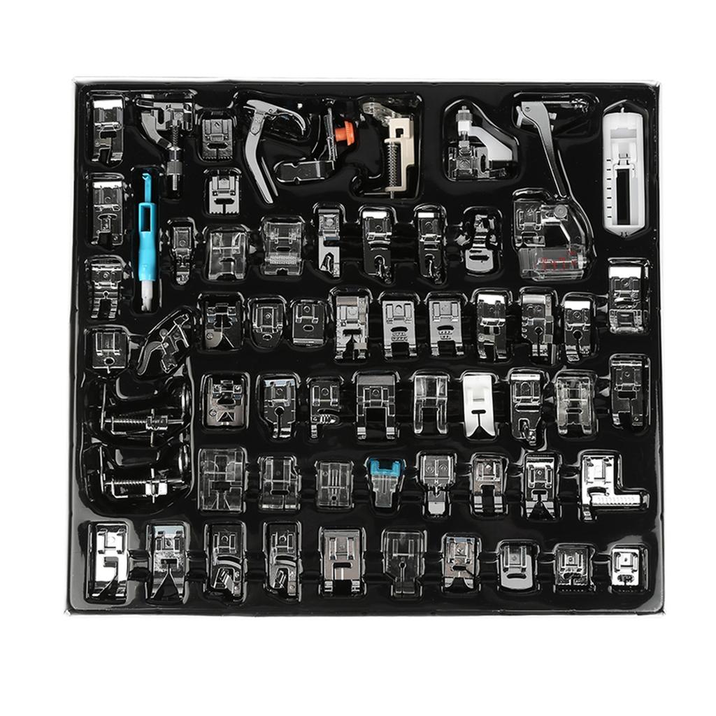 62PCS Household Multifunctional Sewing Machine Parts Press Foot Sew Machine Accessories Kit Set