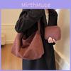Chic Urban Style Tote Bag For Women Soft Fabric Large Capacity With Trendy Stitching Details