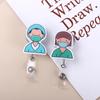 Chest Card Nurse Doctor Badge Reel Hospital Badge Holder Nurse Badge Holder Retractable Badge Reel