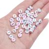 500G Acrylic Colorful A-Z English Letter Beads Flat Round Alphabet Beads For Jewelry Making DIY Couple Friendship Bracelet Necklace