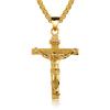 Premium Cross Necklace for Women 18k Gold Plated Trendy Gold Cross Pendant Chain for Girls Crucifix Necklace for Women Girls