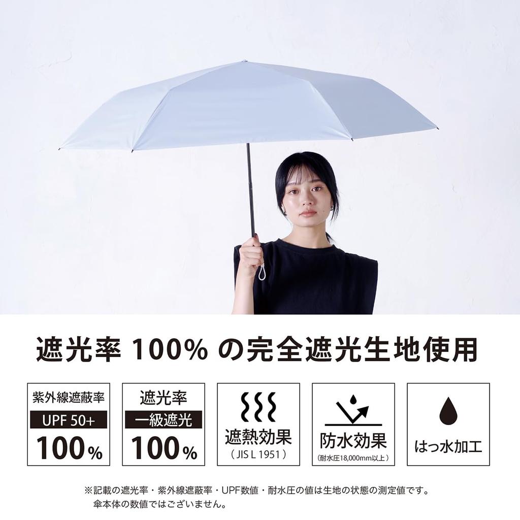 Nifty Colors Folding Umbrella Peach Drop Light Blocking Carbon Lightweight Mini 65 5198GY