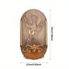 The Trinity Dove Holy Spirit Holy Water Font Wall Plaque Resin Religious For Home Decor And First Communion