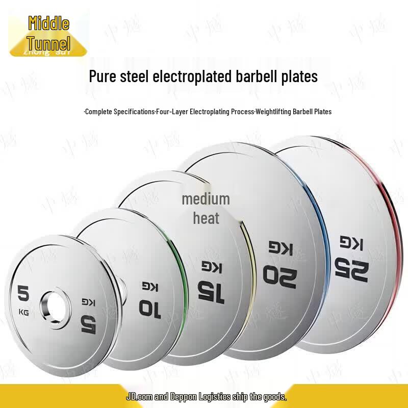 ZhongSui Electroplated Barbell Plate