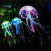 Decorative Jellyfish for Aquariums Aquarium Faux Jellyfish, Soft Silicone Fluorescent Realistic Floating Odor-free Decoration Saltwater Tanks