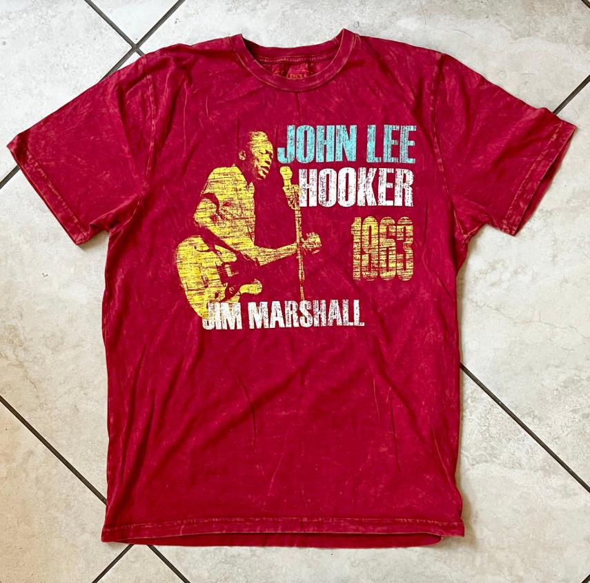 John Lee Hooker Red Shirt Unisex Short Sleeve Tee Li112