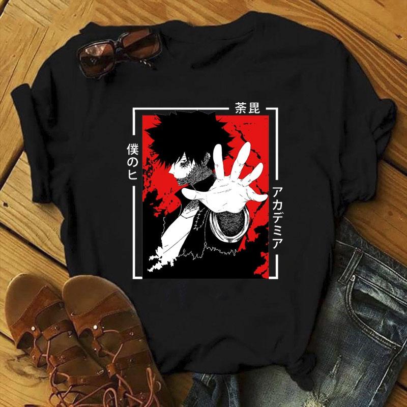 My Hero Academia Bakugou Graphic T Shirt Men Todoroki Boku No Hero Academia T-shirt 90s Anime Himiko Toga Tshirt Tops Tees