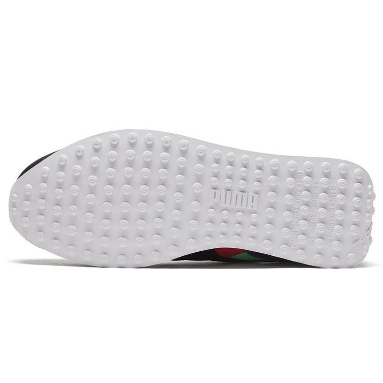 Puma Future Rider King Тканевые Многослойные Кожаные Ретро Тренд Низкие Кроссовки Папы Унисекс кроссовки Черные 374459-01