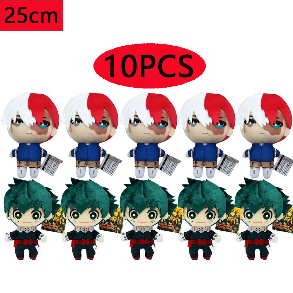 Anime My Hero Academia Plush Toys Cartoon Izuku Midoriya Katsuki Bakugou Shouto Todoroki Stuffed Dolls Kids Gifts