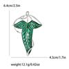 Брошь в виде эмалевого листа для женщин, унисекс, королева эльфов, зеленые листья, булавки, подарки для офиса и вечеринок, аксессуары