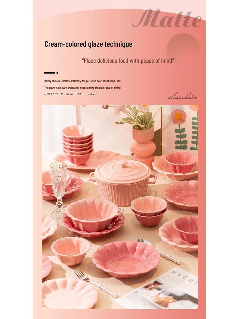 Роскошный набор посуды 2024: Элегантный набор из миски и тарелки - Идеальный подарок на новоселье