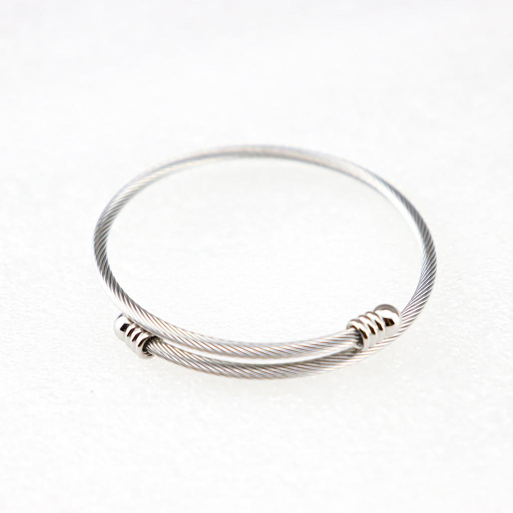 Titanium Steel Wire Bracelet Temperament Gold-Plated Bracelet Diy Adjustable Stainless Steel Bracelet Trend Thread Personalized Bracelet