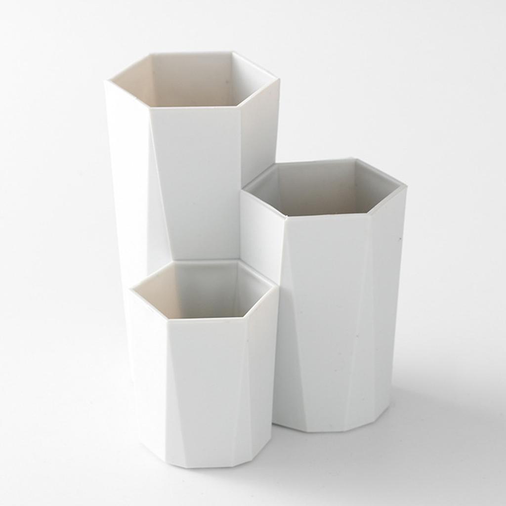 Storage Box, Pencil Pot Holder, Desk Storage,Makeup Brush Holder Organizer