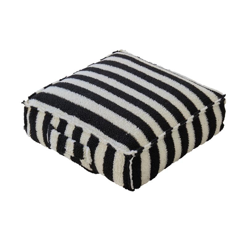 Чехол для сиденья из плотного бархата и овечьей шерсти, без наполнителя, пуф, пуф, мягкий флис, чехол для подушки для ног, без наполнителя, футон