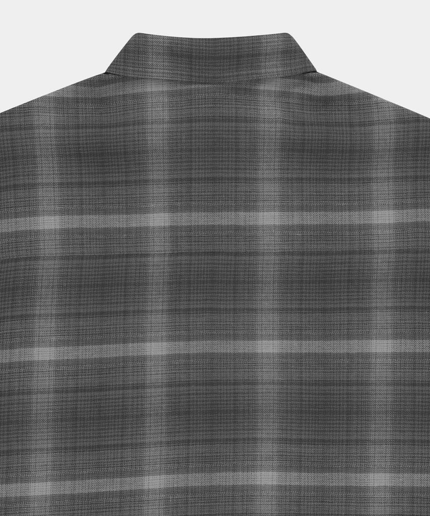 SLOWACID Flannel Cuff Check Shirt [Gray]