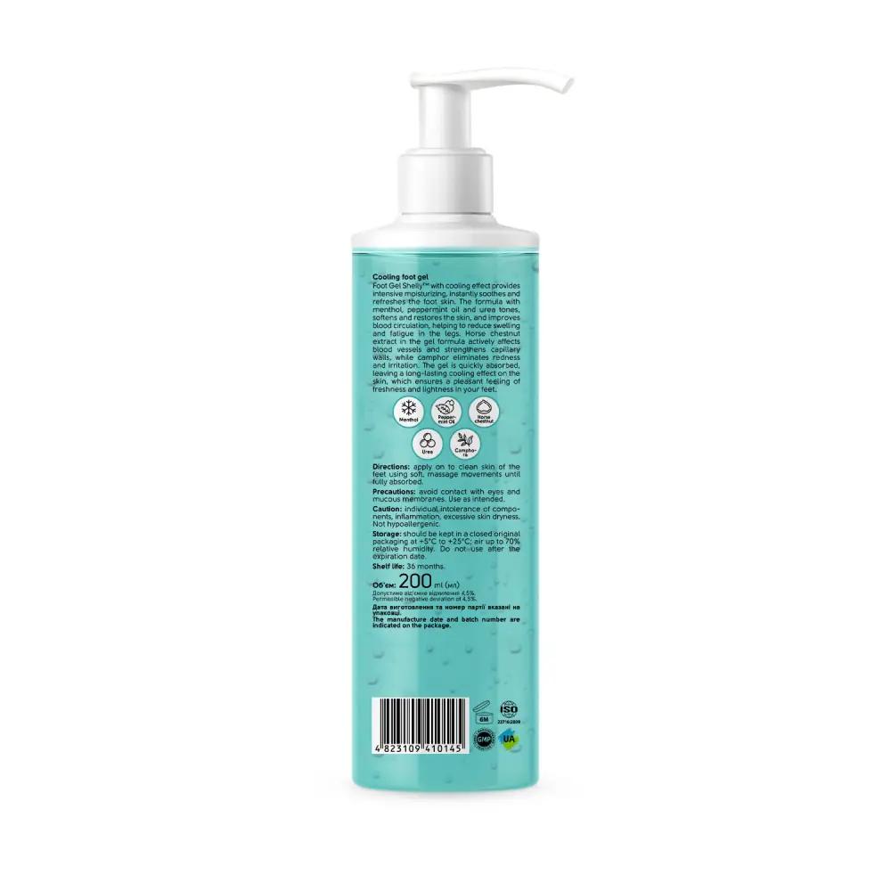 Cooling Foot Gel with Menthol and Mint Oil Shelly 200 Ml