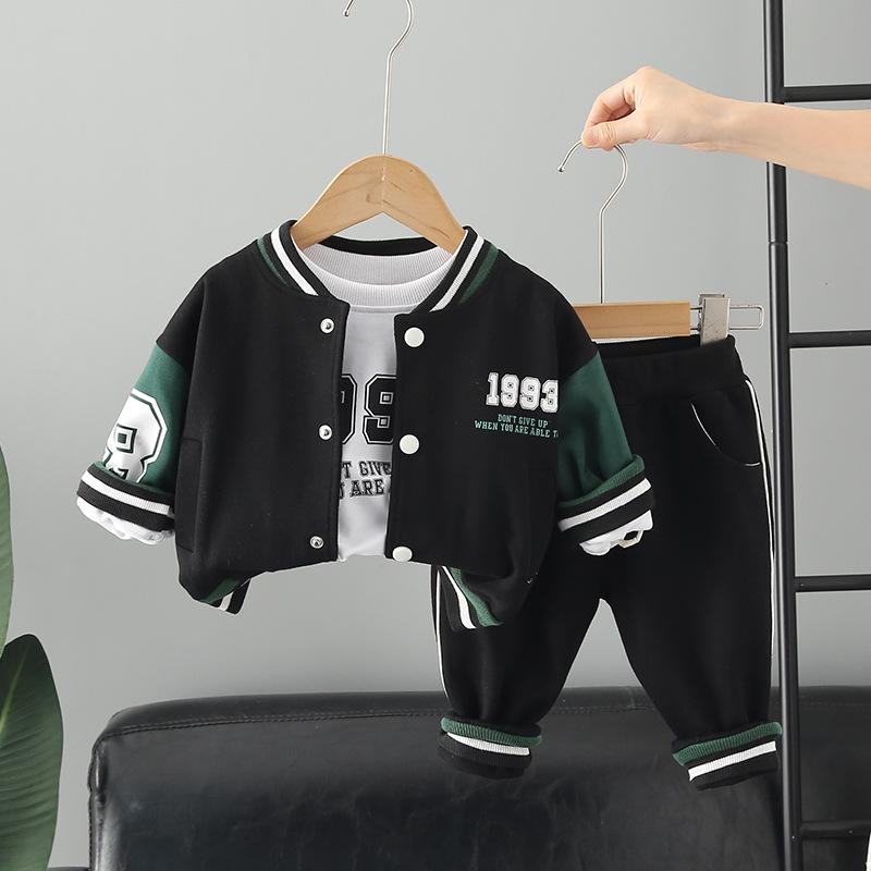 Детская бейсбольная куртка, куртка-бомбер для мальчиков, весна-осень, классное пальто для мальчиков, детская верхняя одежда с буквенным принтом
