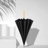 16 Bone Umbrella Japanese Small Fresh Wood Straight Handle Curved Hook Handle Straight Bar Umbrella 16 Bone Large Double Umbrell