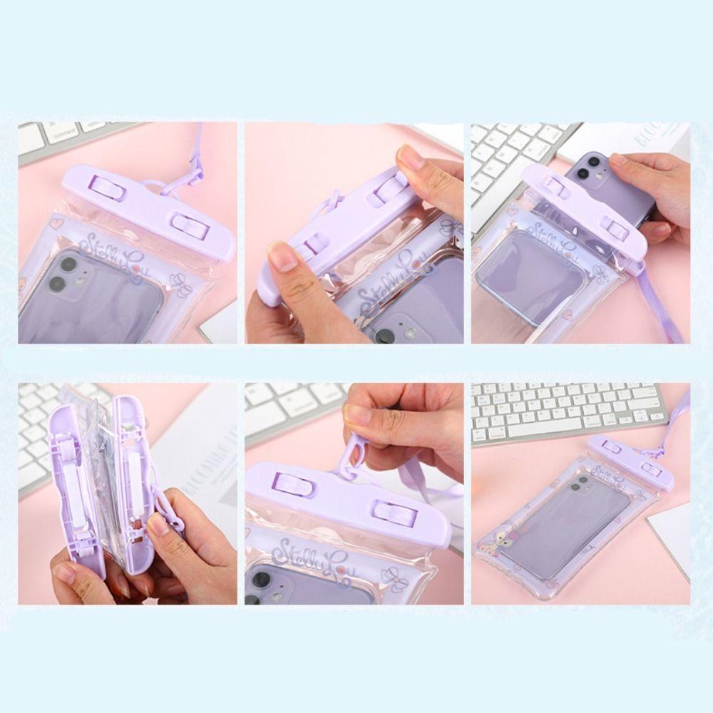 Модный чехол для телефона для плавания, пляжный ремешок для дайвинга, сумка для воды, новый мультяшный чехол для мобильного телефона